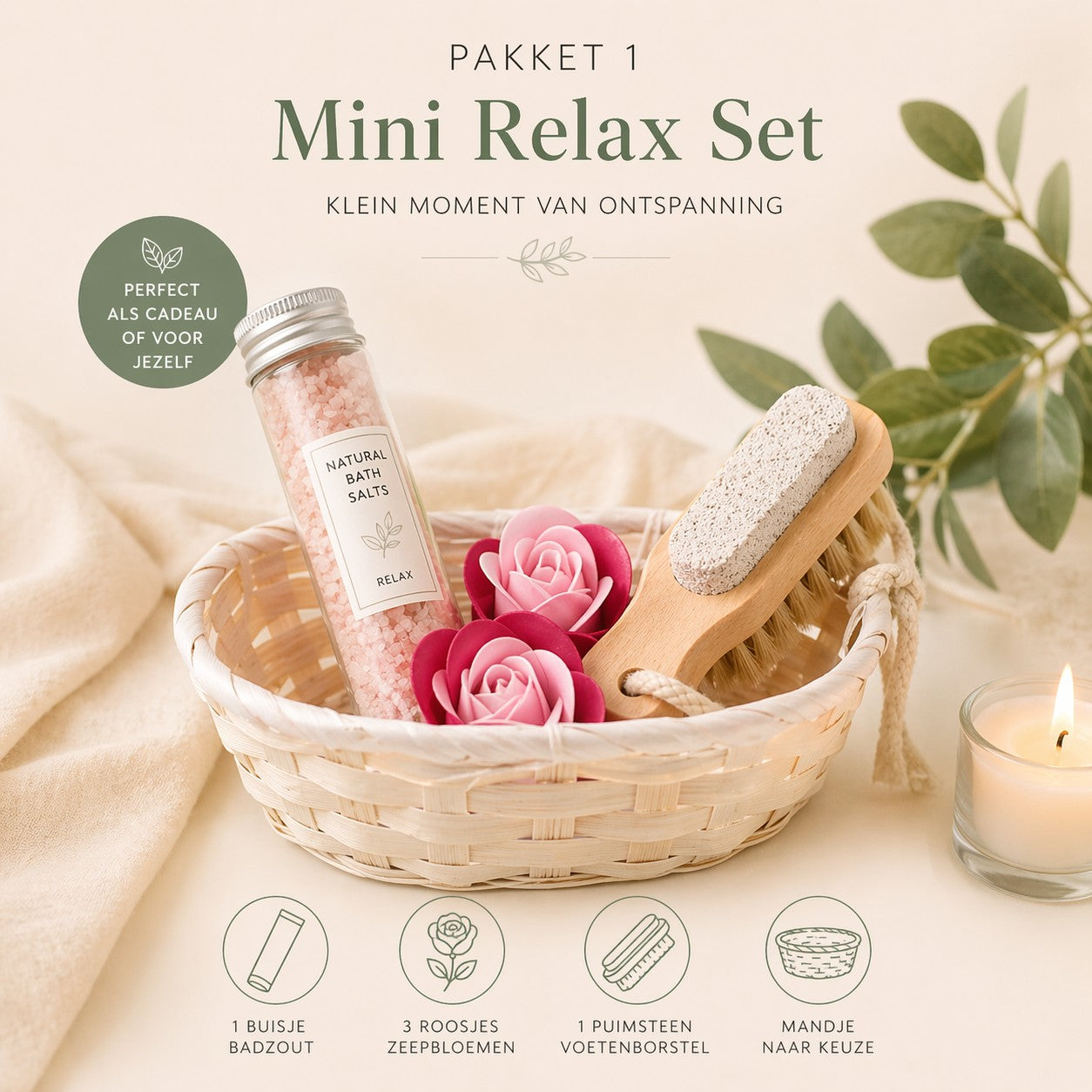 Mini Relax Set – Klein moment van ontspanning