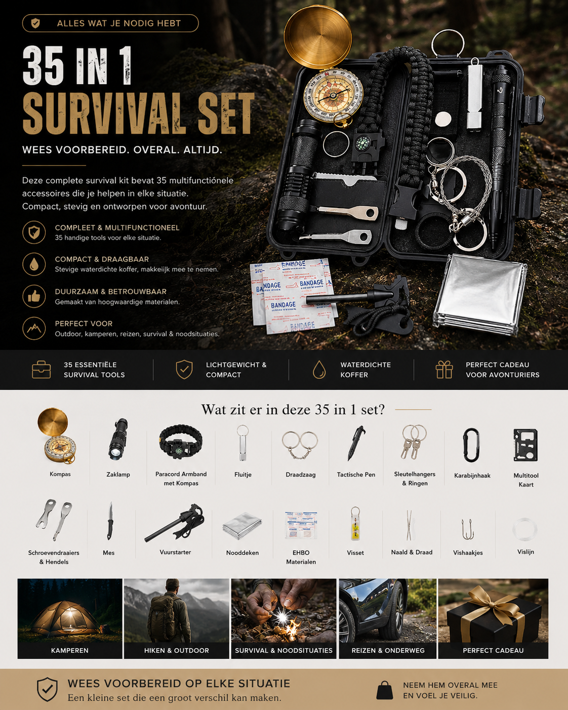 35-in-1 Survival Kit