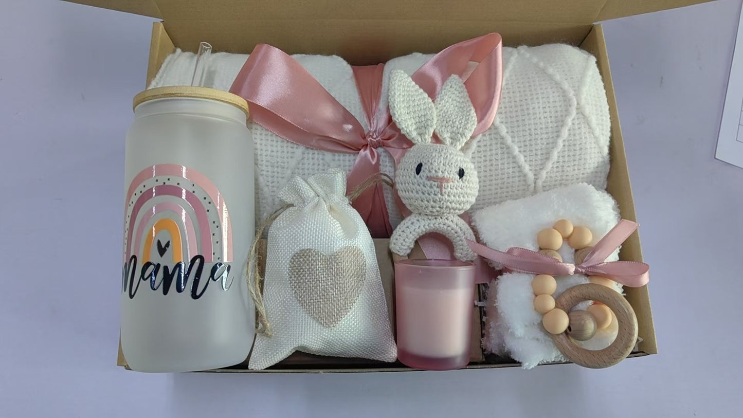 👶💖 Mama & Baby Cadeaubox – Liefdevol Geschenk