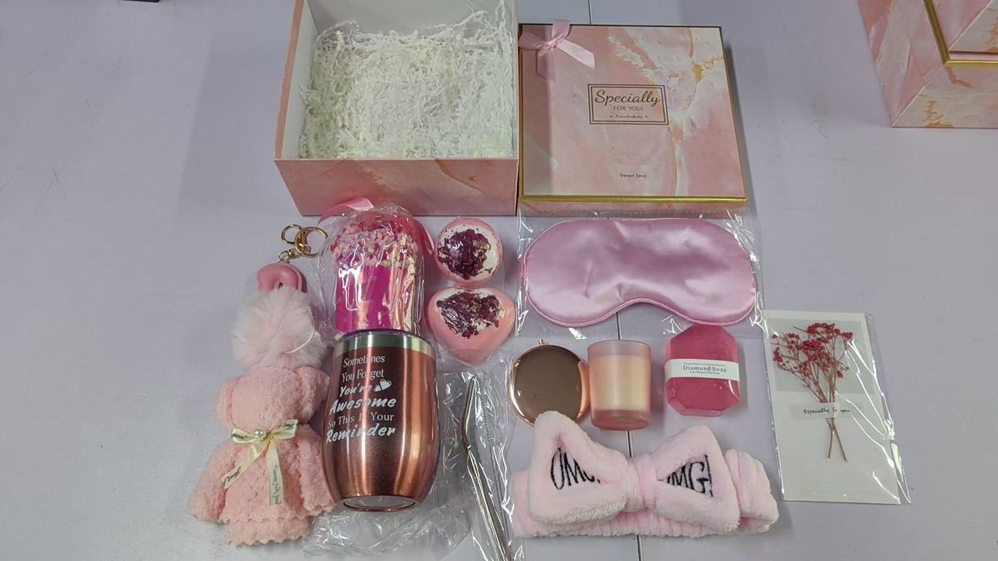 💗 Luxe Relax Gift Set voor Haar – Verwenmoment in Stijl