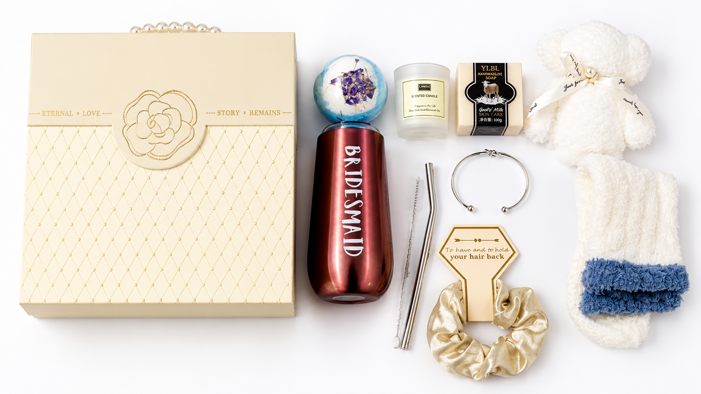 💖 Luxe Bridesmaid Gift Set – Het Perfecte Cadeau voor Haar