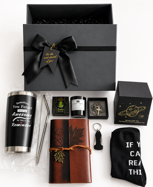 🖤 Luxe Cadeaubox voor Hem – Premium Giftset