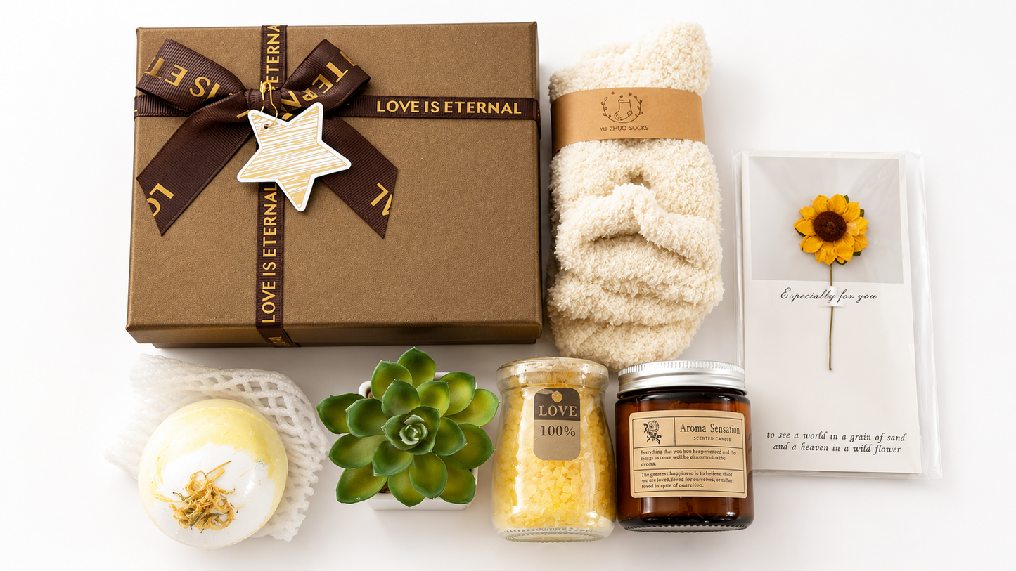 🌿 Wellness Cadeaubox – Warm & Natuurlijk Geschenk